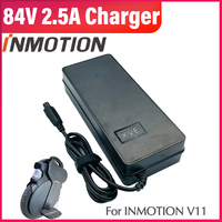 INMOTION V11 84V 2.5A Original Charger 210W Lithium Battery 3 Prong EUC Max 4.0A V11 Charger Electric Scooter Parts Accessories