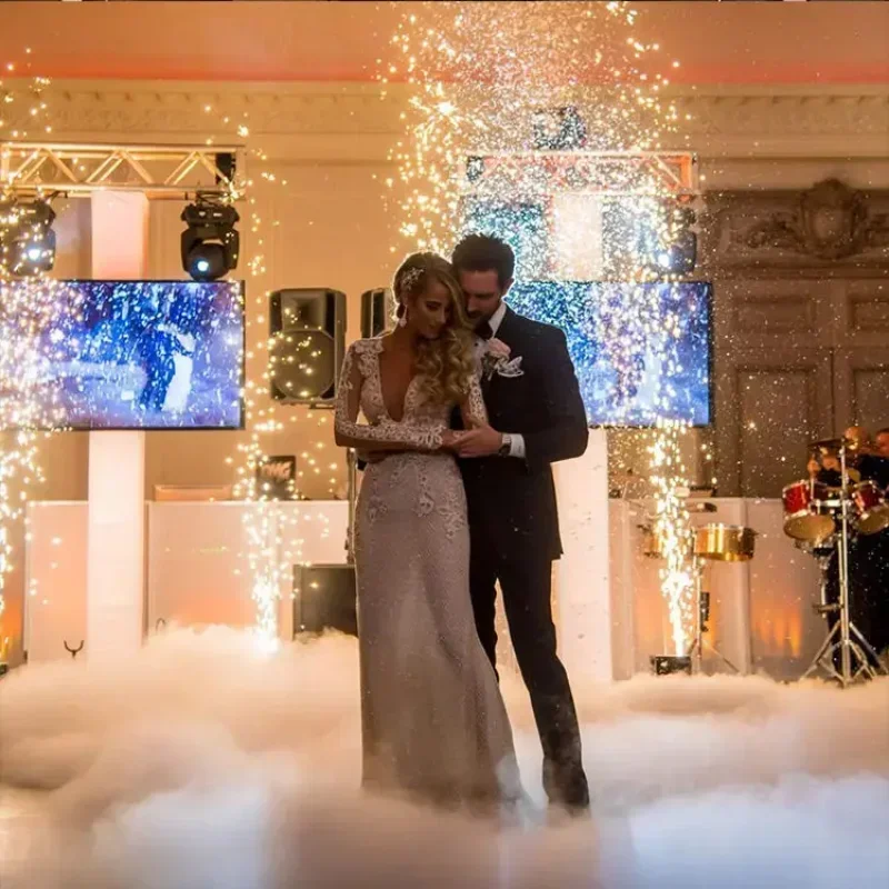 2025 hot sale Upside Down Firework Waterfall Sparkler 600W Cold Spark Machine For Wedding Party