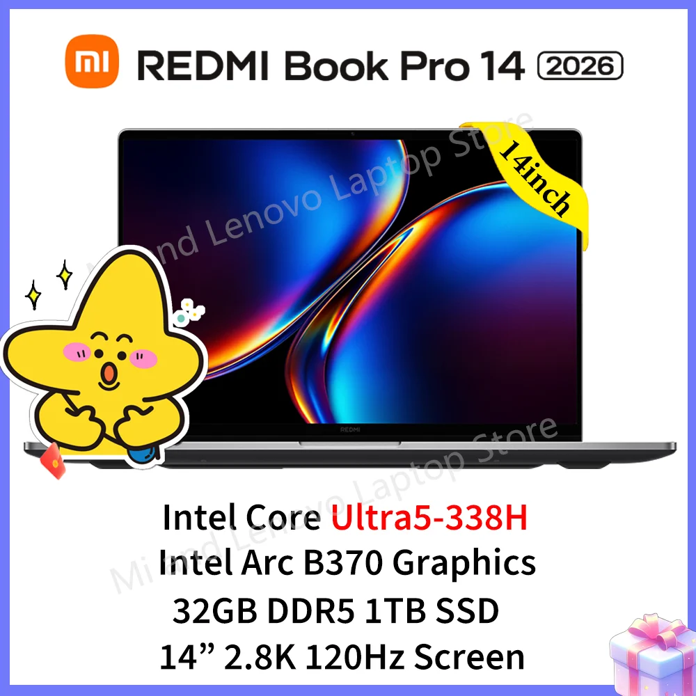 Xiaomi REDMI Book Pro 14 32GB 1TB Ultra5 338H Laptop