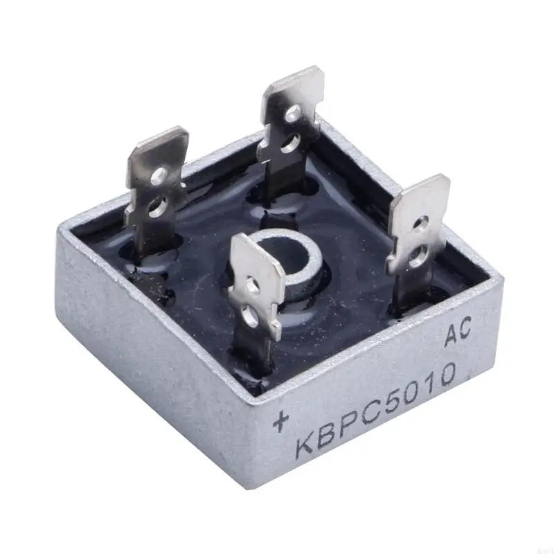 B46A 5 x KBPC5010 1000V 50A Metal for Case 4 Pin Single Phase Diode Bridge Rectifier