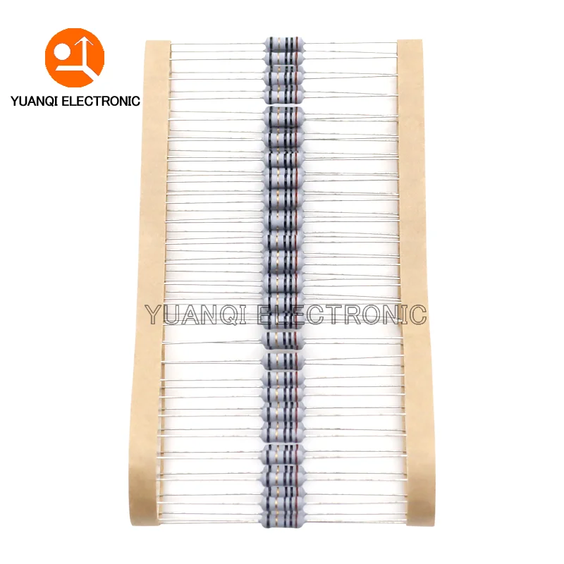 와이어 권선 저항기 퓨즈 권선 저항, 1/2W 5% 0.5W, 0.1R, 0.15R, 0.22R, 0.5R, 1R, 2.2R, 4.7R, 10R, 22R, 33R, 47R, 100R, 220R ohm, 20 개