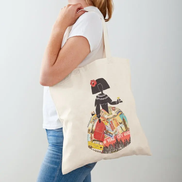 

Menina New York Tote Bag custom fabric bag shopping bags foldable Fabric bag great