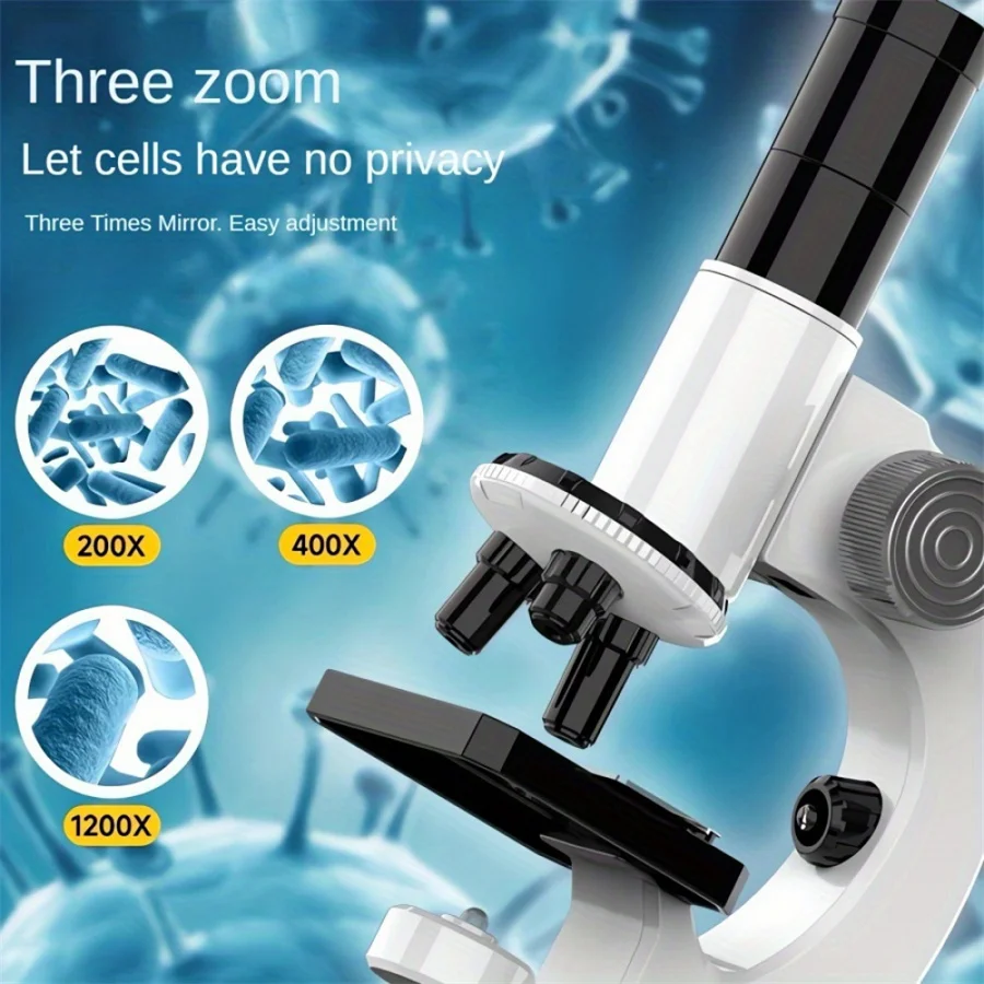 4800x HD Microscope High Quality Student Science Lab Supplies Monocular Mini HD Biology Microscope Toy for School Teaching Aids