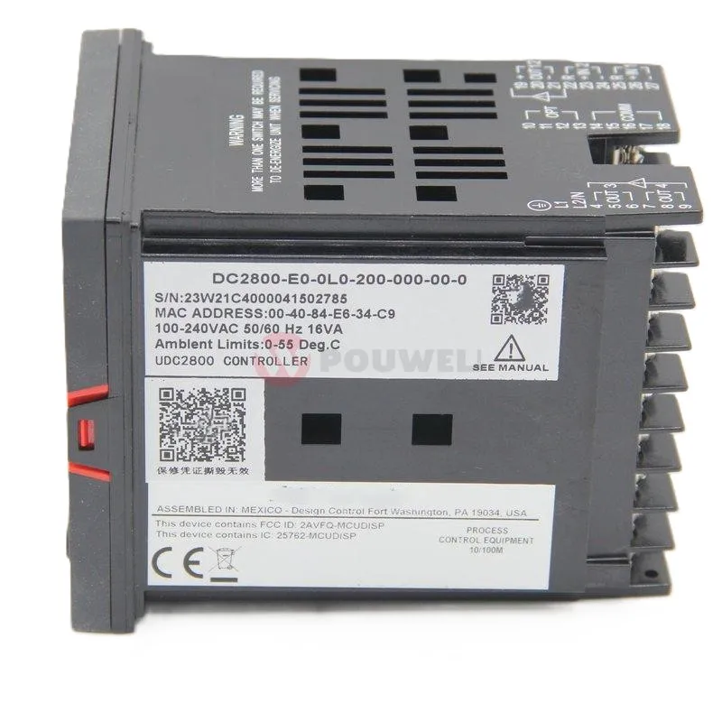 

DC2800-E0-0L0-200-000-00-0 Цифровой регулятор температуры с высокоточным ПИД-управлением для промышленных систем HVAC