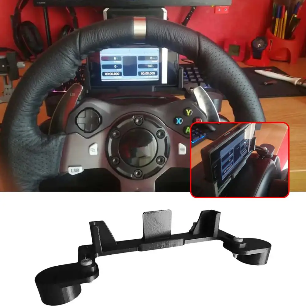 Voor Logitech G29/G920 Racesimulator Stuur Mobiele Telefoon Houder 3d Print Accessories