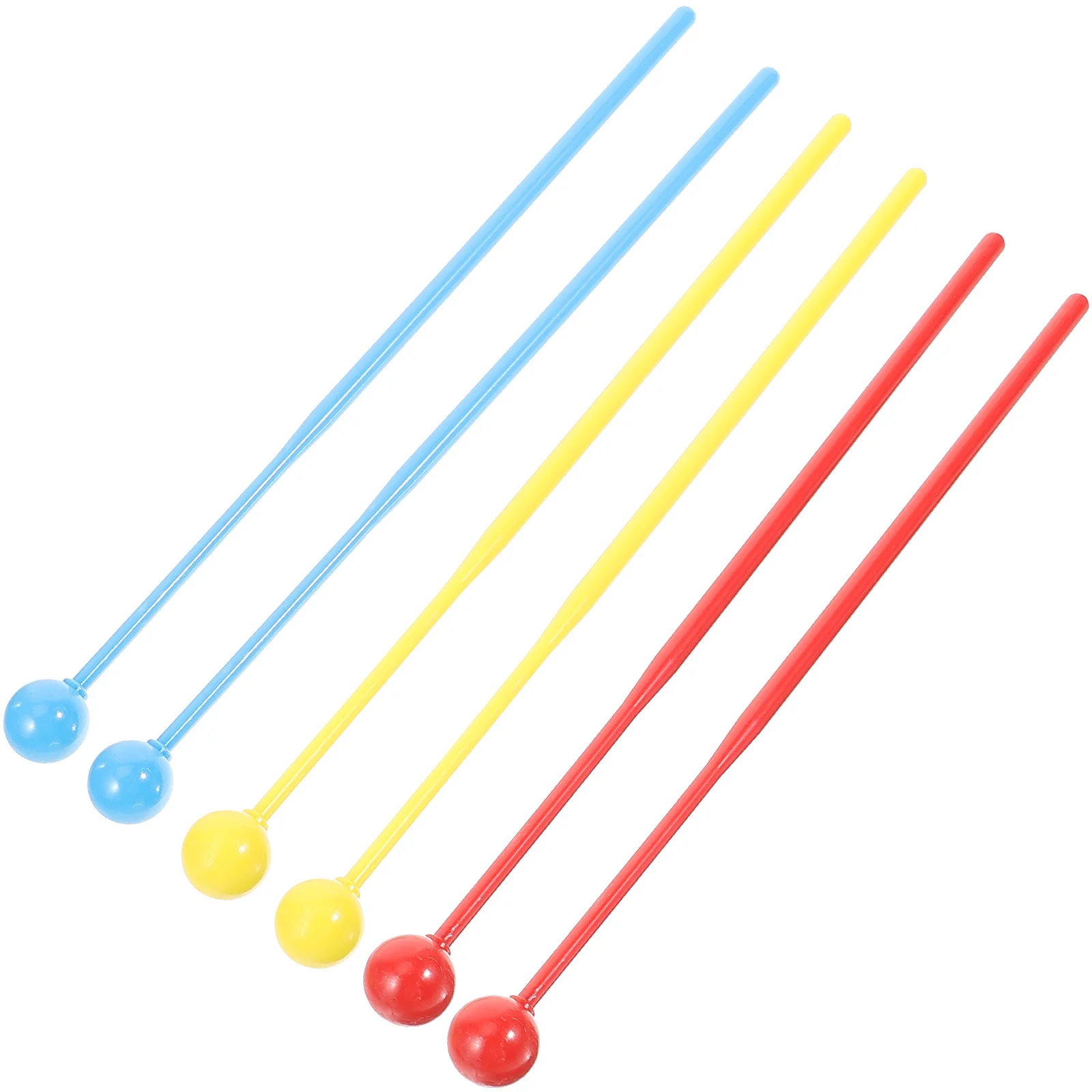 

3Pairs Multicolor Marimba Hammers Easy Carry Simple Use Drumsticks for Students Musical Instrument Accessories Creative Design