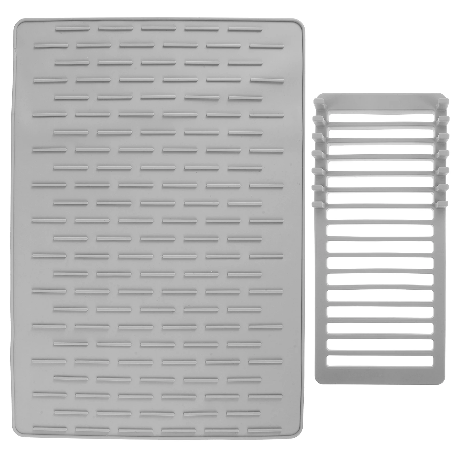 

Silicone Kitchen Drying Mat Large Dish Drain Pad Foldable Heat Resistant Nonslip Countertop Sink Utensil Dryer Small Space
