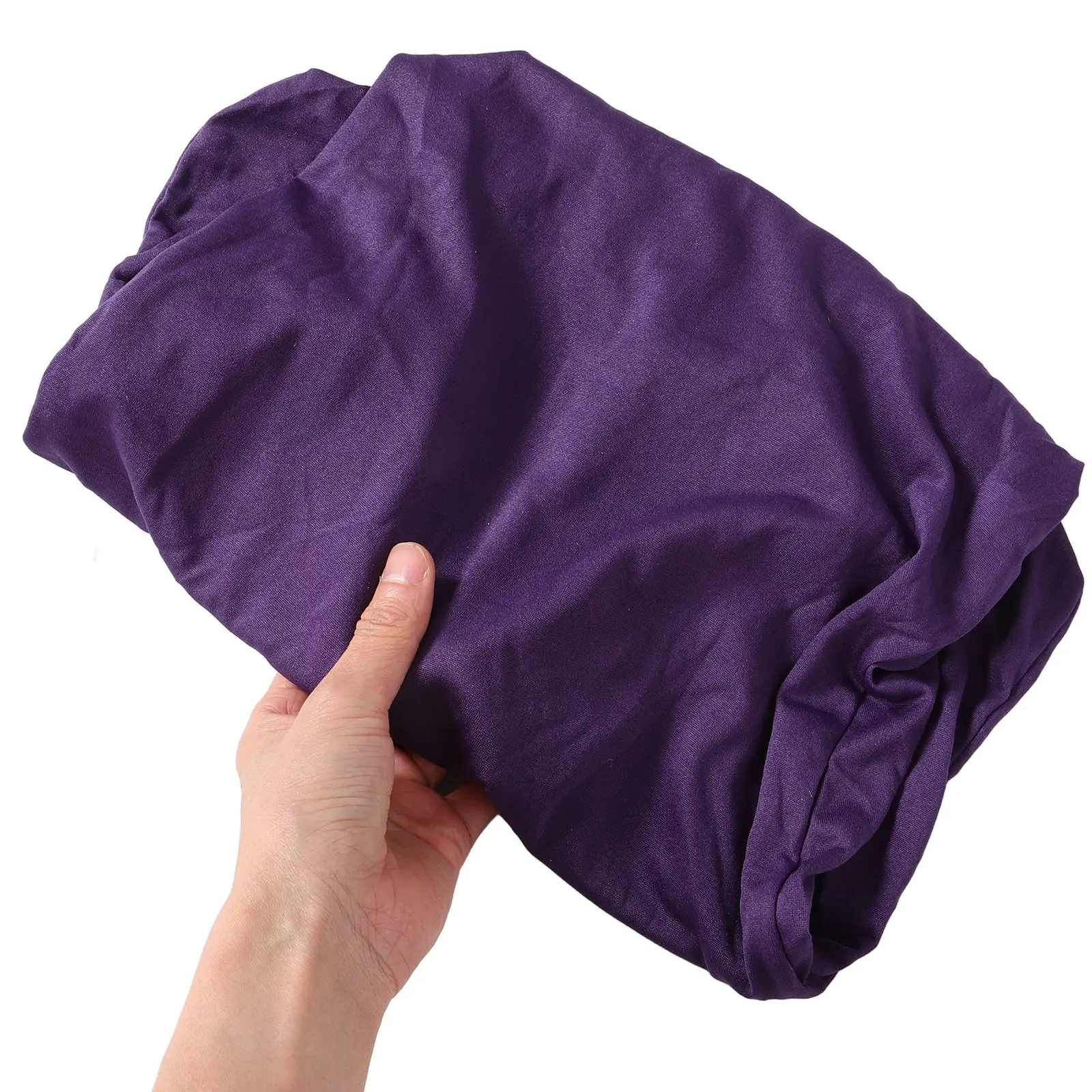 Elastic Office Chair Cover Purple Small Size Stretchable Rotating Armchair Protector Fabric Slipcover Desk Chair Cover Soft