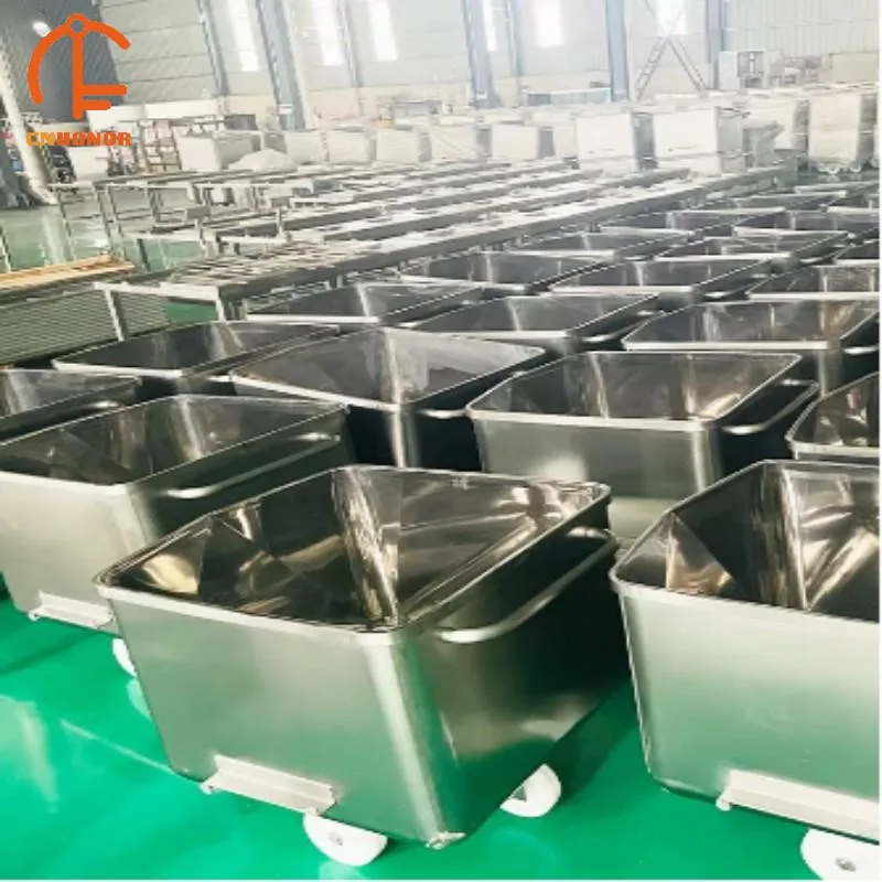 

Industrial Production Machine Trolley Meat Mincer for Meat Food Skip Car Food Processing Equipment for Industrial Lines