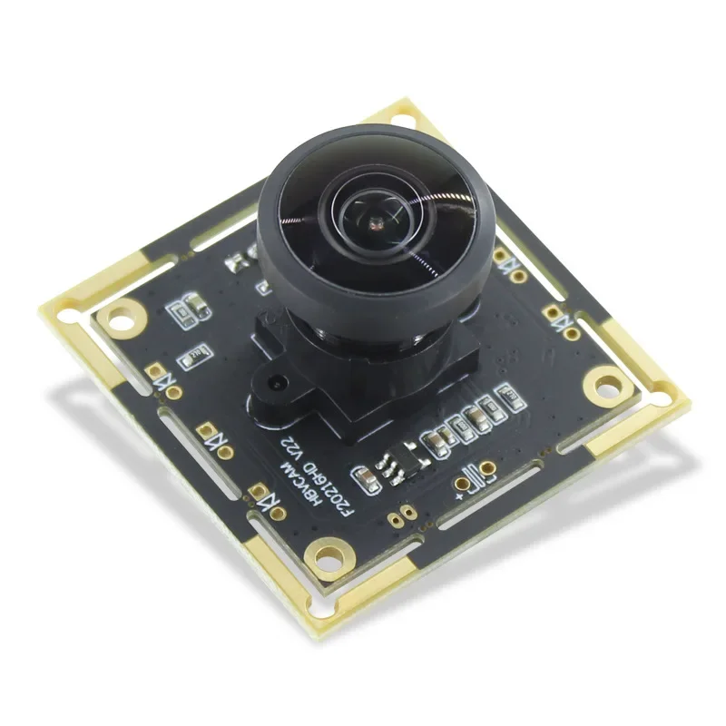 2.0 Mega Pixels USB camera module 1080P high definition face recognition 180 degree panoramic wide angle lens module