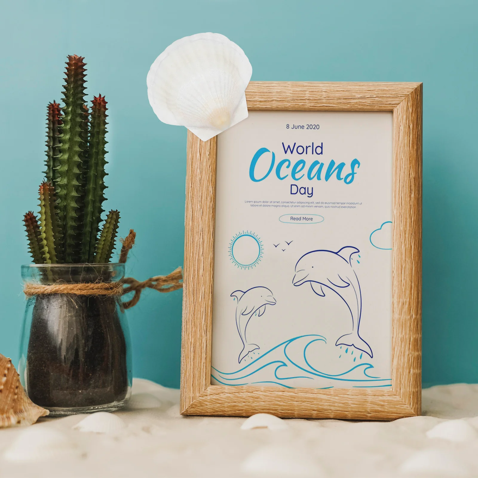 

40Pcs Scallop Shells Natural DIY Accessories Ocean Themed Party Fish Tank Beach Home Aquarium Decoration Small Shells for Crafts