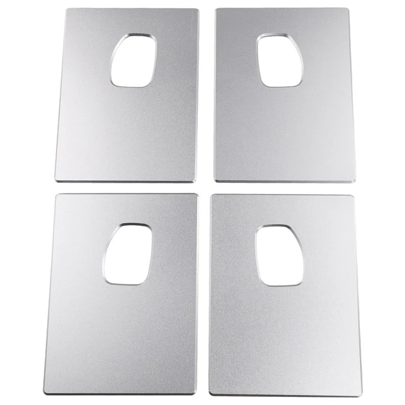 

Practical Aluminum Chrome Billet Interior Door Handles Cover Trim, Anti-Scratch Plates For Hummer H2 SUV SUT 2003-2007