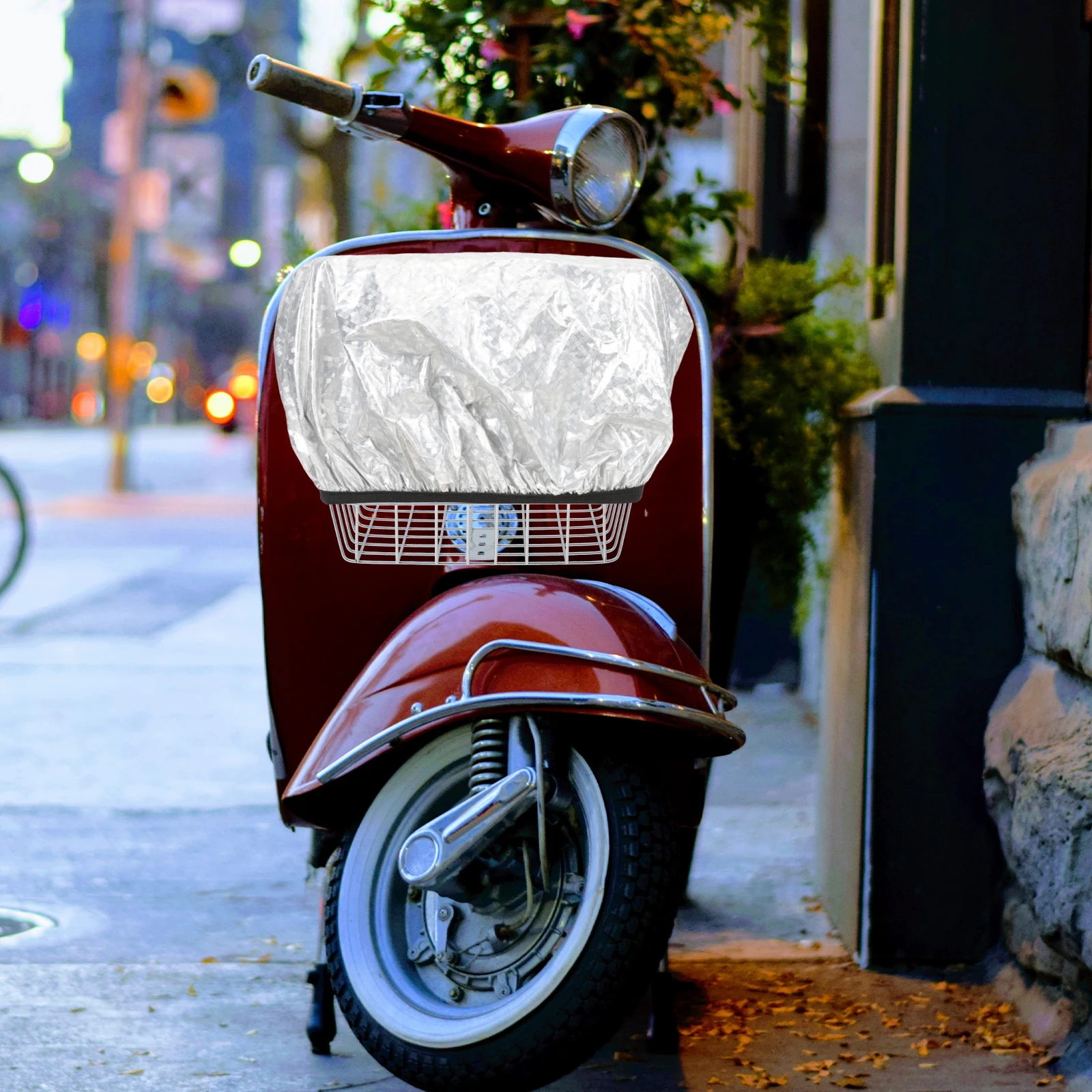 

Bicycle Waterproof Foldable Rainproof Bike Basket Sleeve For Outdoor Hiking Cycling Mountain Bike Basket Cover Lightweight