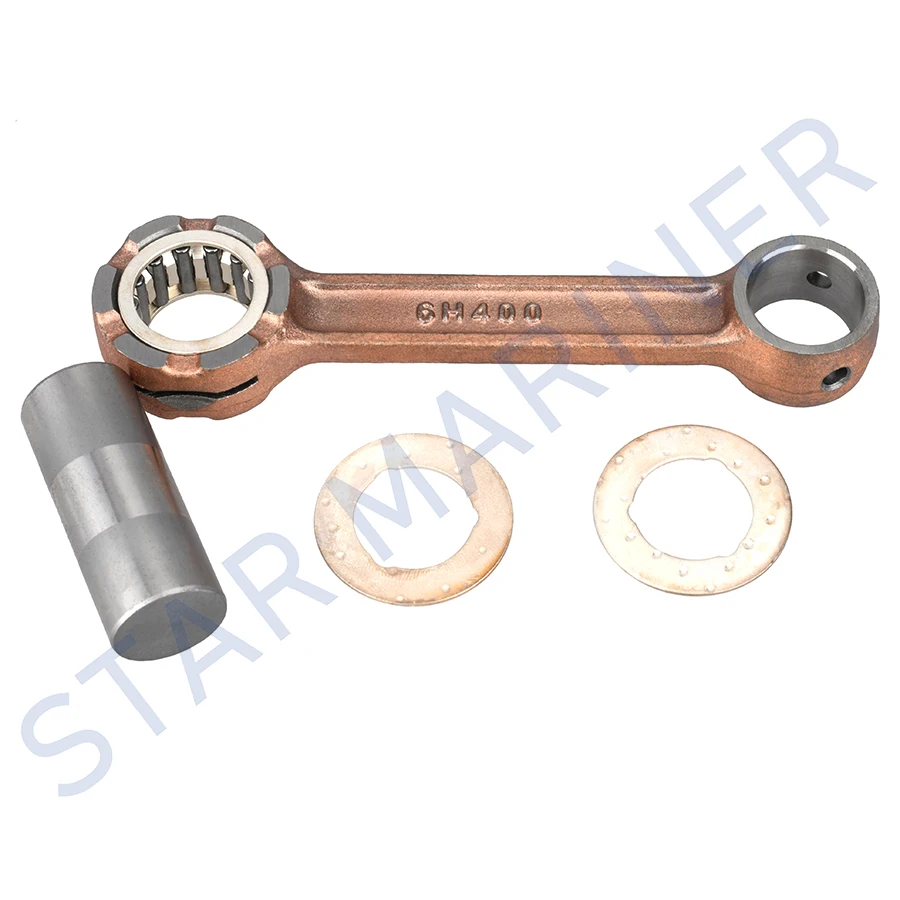 

Комплект шатунов 6H4-11650 для подвесного мотора Yamaha 2T 40HP 50HP 6H4-11650-00 6H4-11651-00 6H4-11651 Лодный двигатель послепродажного обслуживания