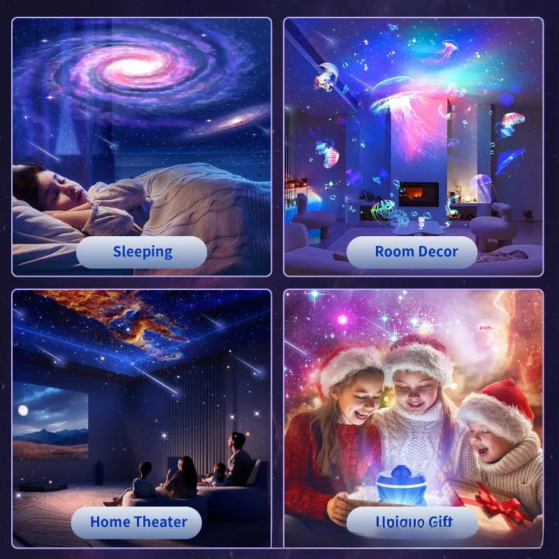 Cross-border popular bedroom star light projector private space capsule ambient light gift children's room decoration