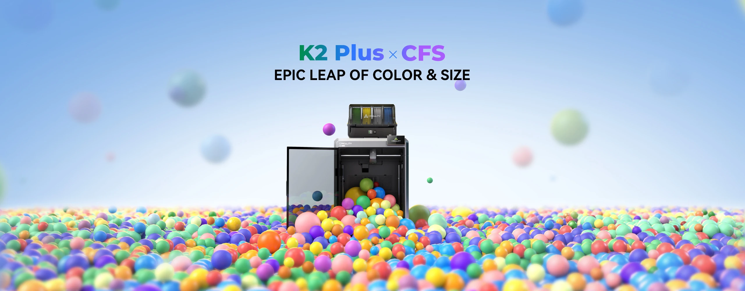 Pre Sale Creality K2 PLUS Combo 3D Printer 600mm/s High Printing Speed Support Multi-color Printer