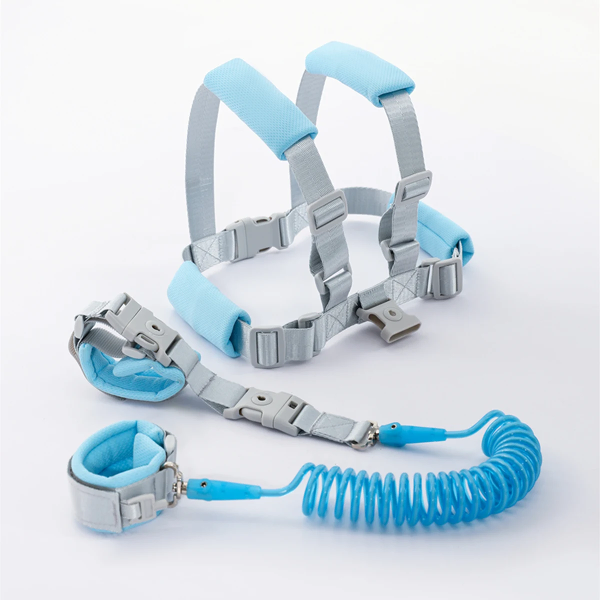 Infants and Young Children's Loss Prevention Belt Traction Rope Baby Loss Prevention Bracelet 1.5m Spring Rope Walking Baby Safe