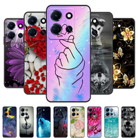 For Infinix Note 30 Case X6833B Black Cover Lion Wolf Silicone Soft Back Cases For Infinix Note30 Phone Case Protective Shell