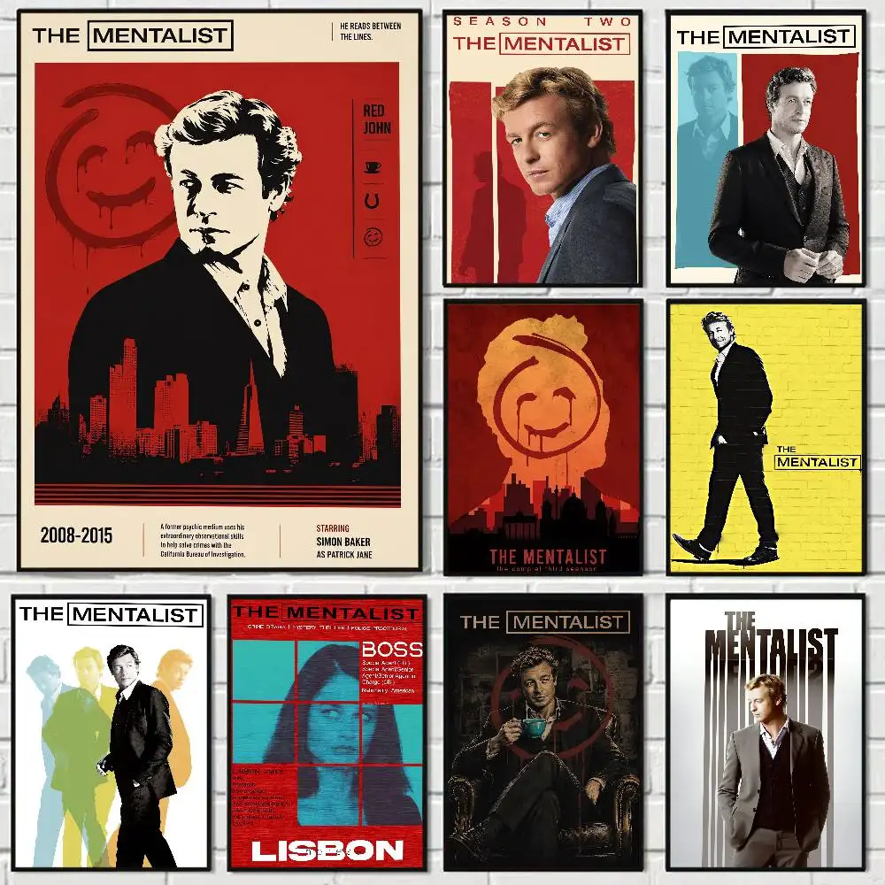 TV Drama The Mentalist Aesthetic Poster Room Home Decoration Paintings Hanging Classic Birthday Gifts