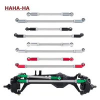 Aluminum Adjustable Steering Links Metal Rod End for 1/10 RC Rock Crawler Car SCX10 III & VS4-10 Phoenix Chassis Upgrade