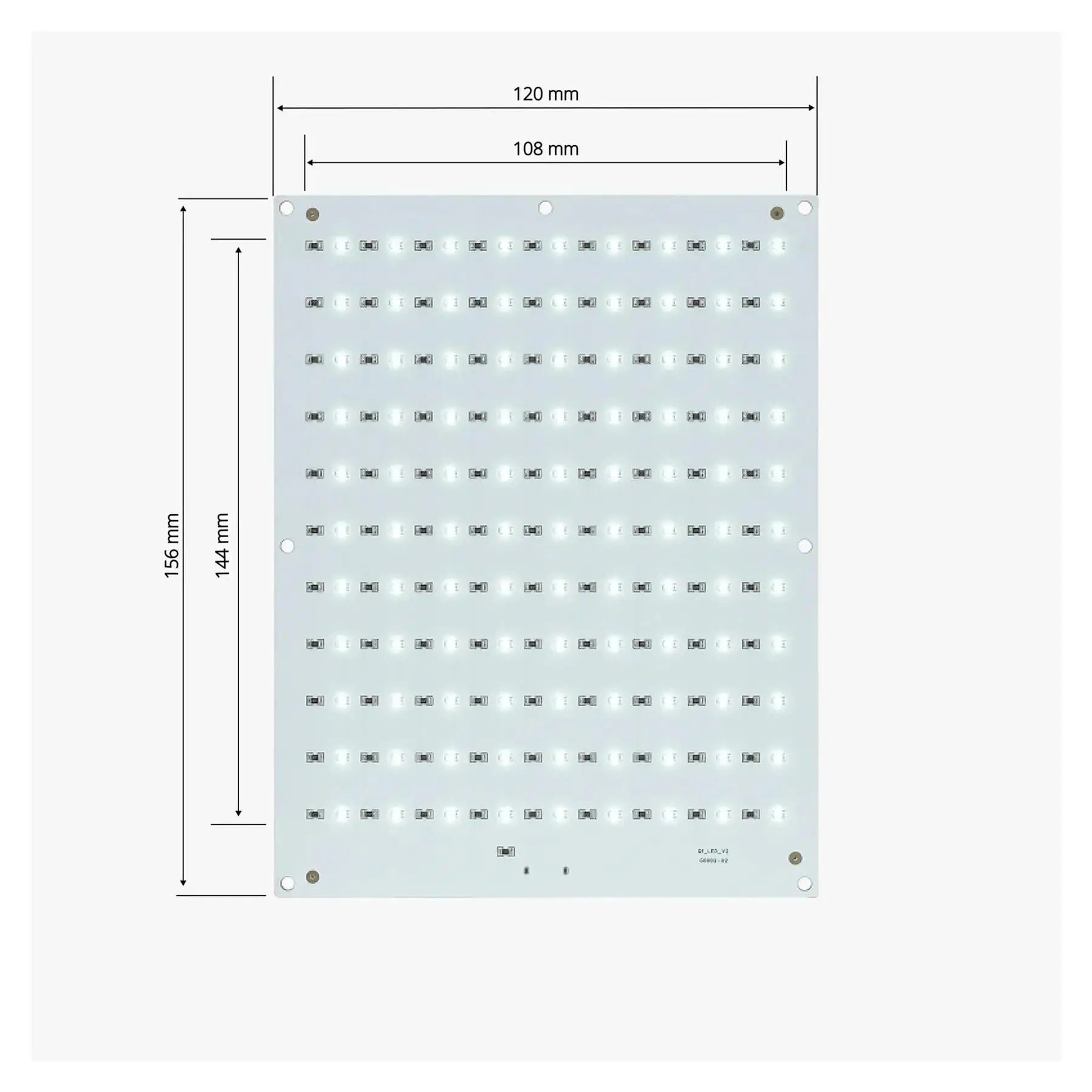 Para Bambu CMYK placa de retroiluminación LED 5V1A USB-C fuente de alimentación 10x11 110 bits