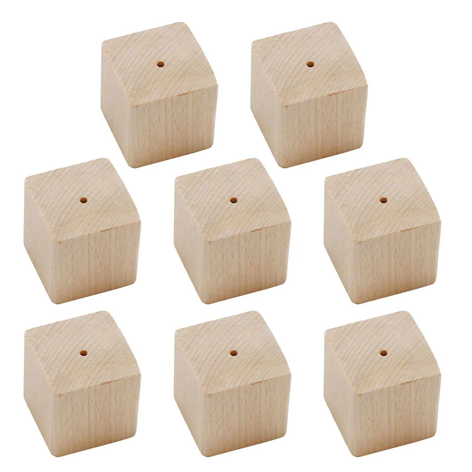 8Pcs Detachable Wooden Baking Flower Display Base Stand for Cake Decorating Nail Holders Icing Flowers Organizing Tool Kitchen