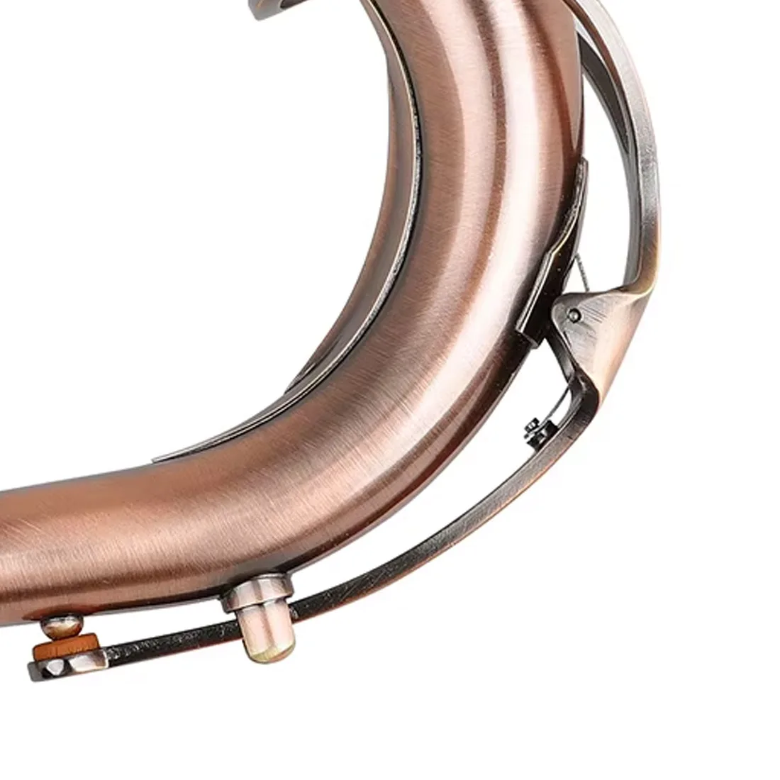 

Tenor Saxophone Bent Neck Red Copper Antique Lacquered Brass Material Bent Neck Woodwind Instrument Professional Accessories