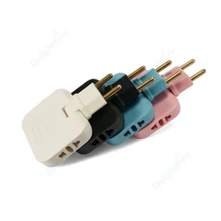 Adaptador de enchufe KR de EE. UU. A UE, 3 en 1 adaptador de viaje, enchufe eléctrico de EE. UU. A Europa, convertidor de corriente, adaptadores de corriente, toma de corriente eléctrica CA