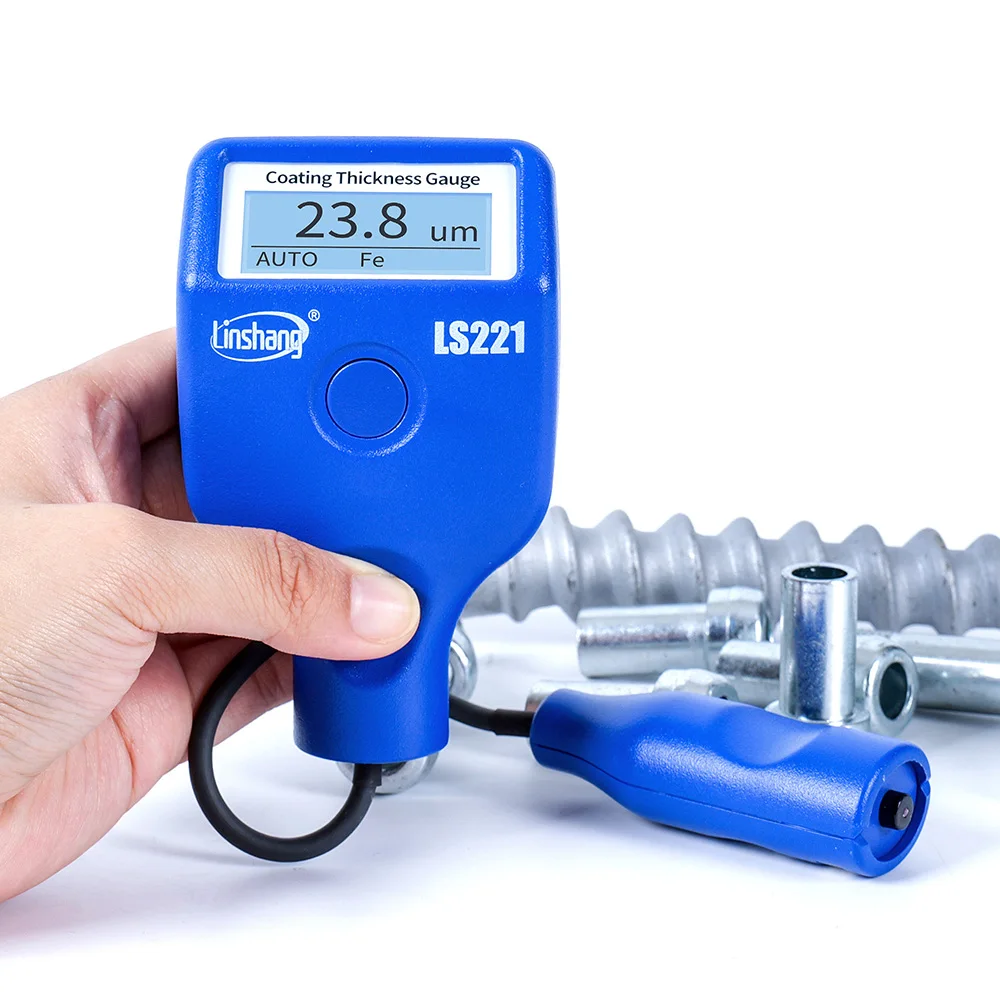 

Hot Sale LS221 5000μm Coating Thickness Measuring Device Digital Galvanizing Coating Thickness Gauge