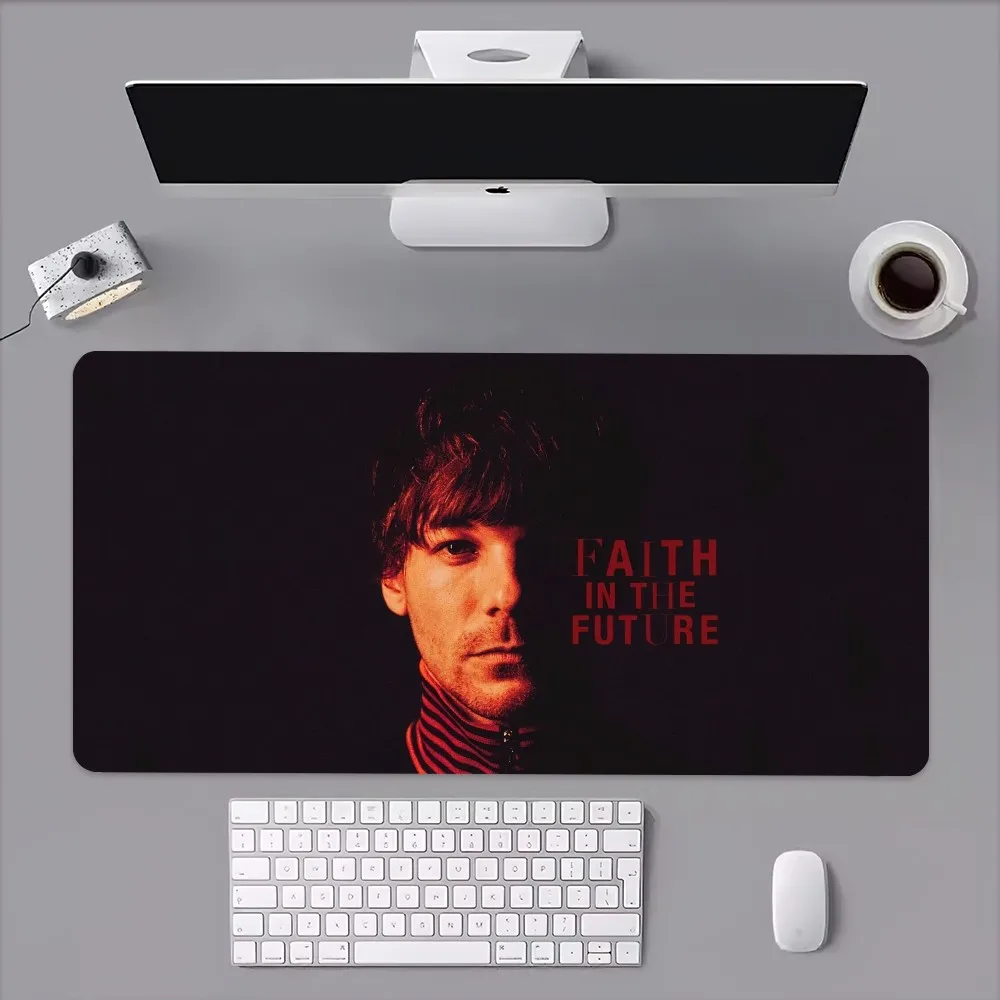 Singer L-Louis T-Tomlinson Live Mouse Pad Computer Laptop Gaming Office Wrist Guard Non Slip Keyboard Pad