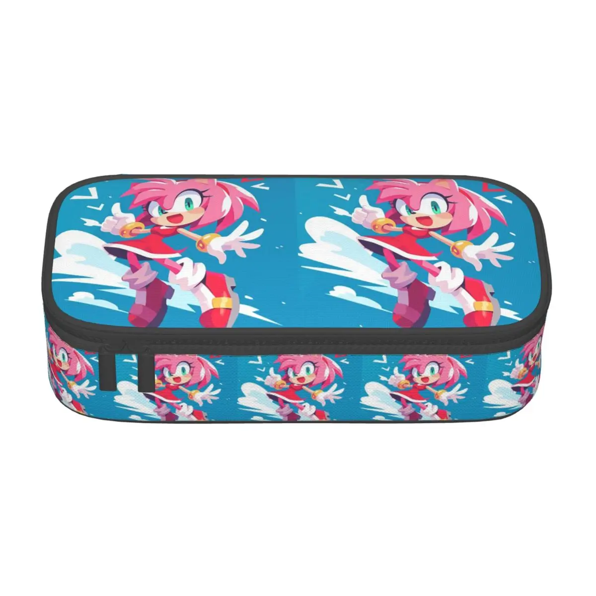 Knuckles Sonic The Hedgehog Etui voor studentengeschenken Penbox Potloodtas Kantoorbenodigdheden Penhouder Tas