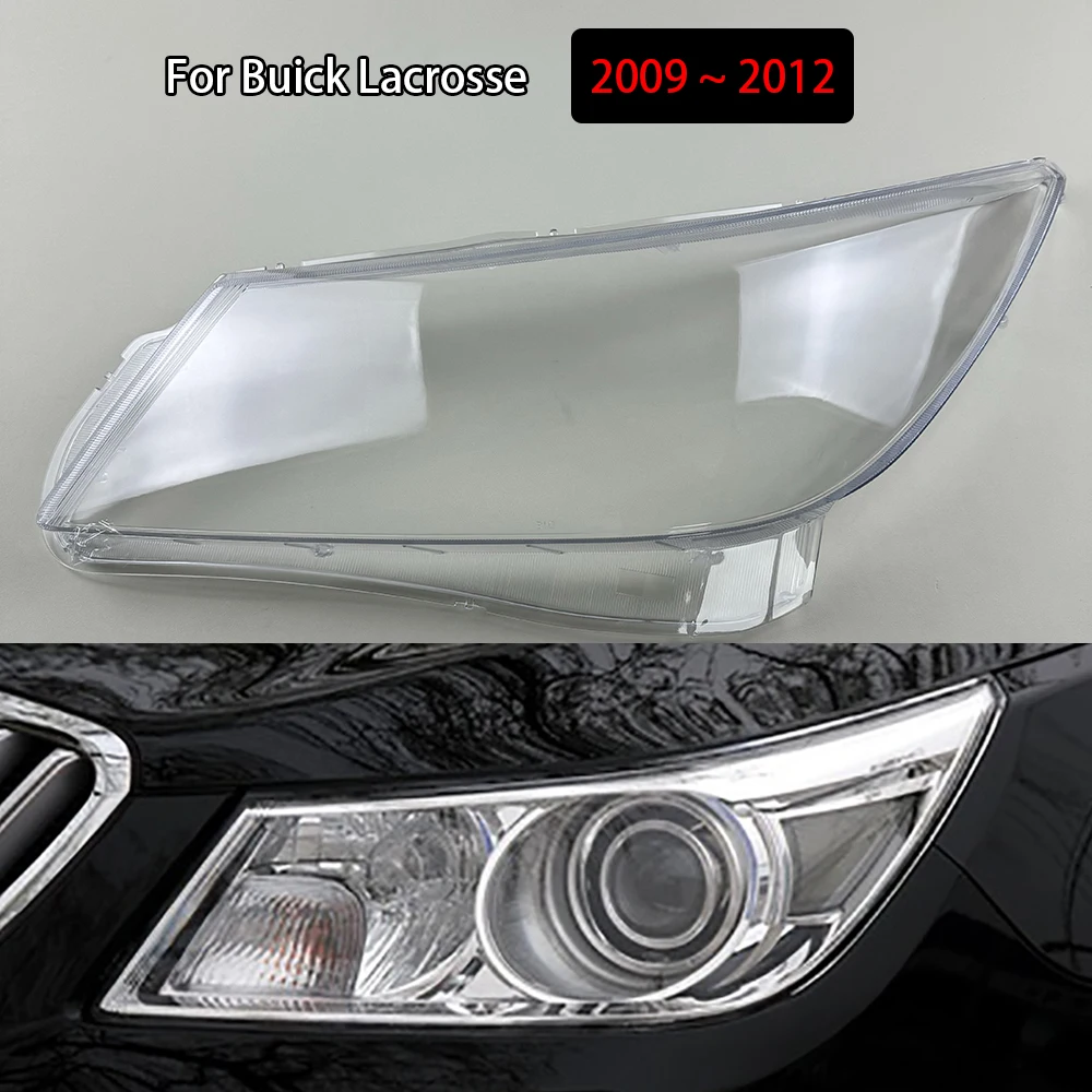 

For Buick Lacrosse 2009 2010 2011 2012 Front Headlight Shell Headlamp Transparent Lampshade Cover Lens Plexiglass