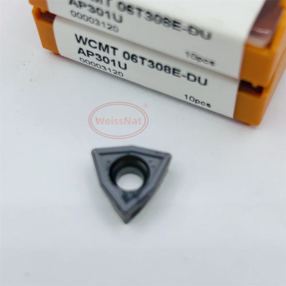 

WCMT030208E WCMT040208E WCMT050308E WCMT06T308E WCMT080412E-DU AP301U AP351U WCMT U Drill Carbide Insert Inserts