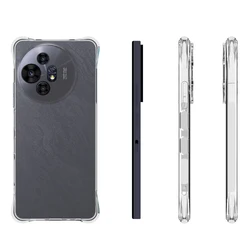 TCL 50 Pro Nxtpaper 5G Case Airbag Clear Silicone Soft TPU Back Cover Matte Case for TCL 50 Nxtpaper 5G Shockproof Phone Bags