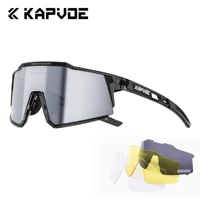 Gafas de Ciclismo Fotocromáticas Kapvoe, Gafas de Senderismo con Protección UV400, Gafas de Sol para Ciclismo de Montaña MTB, Escalada, Deportes para Hombres y Mujeres
