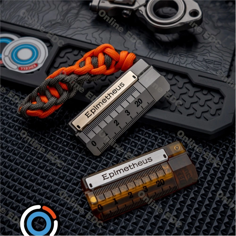 WANWUEDC & ROGUE مسطرة الإخداع الذاتي أدوات الدفع الميكانيكية EDC أدوات مكتب الإجهاد Escritorio ألعاب التوحد