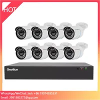 HD 1080P 2MP 4CH Outdoor Indoor Metal Camera AHD Home Security Cctv Camera with Dvr Hdcvi Hikivision Digital Video Recorder