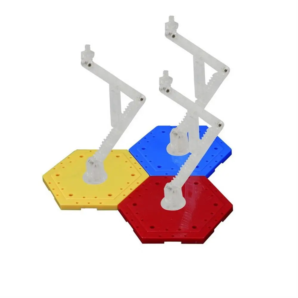 

3 in 1 Action Base Stand Easy Assembly Robot Figure Figure Display Support Plastic Doll Holder Model Dolls Base Drawing Model
