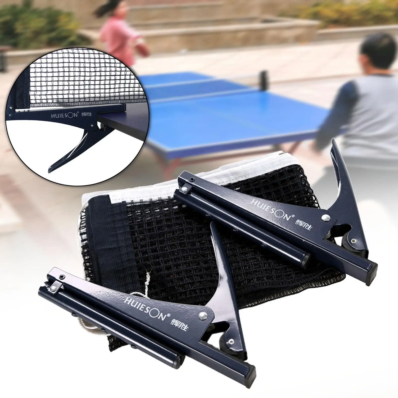 Collapsible Table Tennis Net Easily Set up Professional Game Table Accessories Baseball Net Rack for Games Tennis Indoor Outdoor