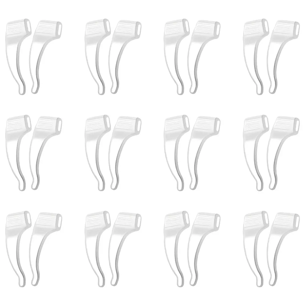 

Glasses Ear Grips Silicone Anti-Slip Eyeglasses Hooks Non-Skid Retainers For Running Swimming Sports Small Replaceable