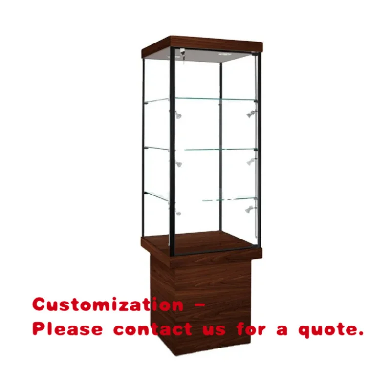 custom.Factory Custom Tower Glass Display Store Item Showcase