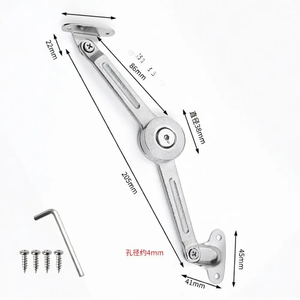 Adjustable Cabinet Door Stay Support For Haidibosi Hydraulic Hinge Soft Close Mechanical Damper Furniture Lid Lift Hardware Tool