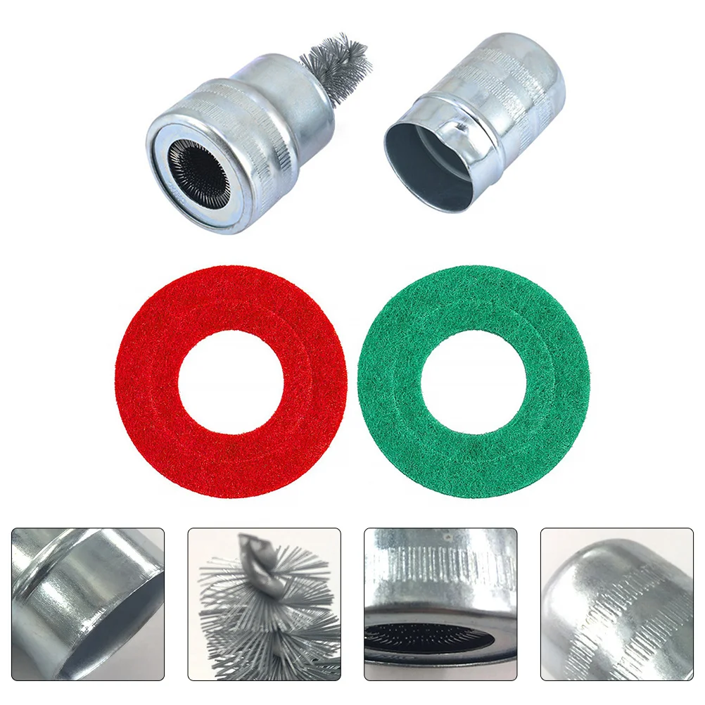 

1 set Terminal Cleaning Brush Spacers Heavy Duty Steel Bristles Corrosion Remover Car Maintenance Tool Car Care Tool