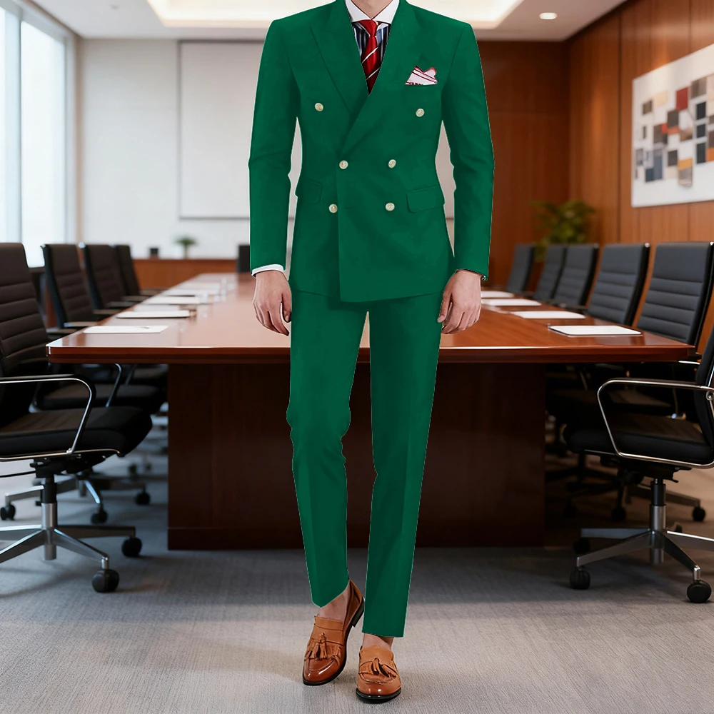 أزياء الدعاوى للرجال بلون 2 قطعة سترة السراويل مجموعات كاملة سليم صالح الذكية عارضة الذكور الملابس ملابس عالية الجودة السترة