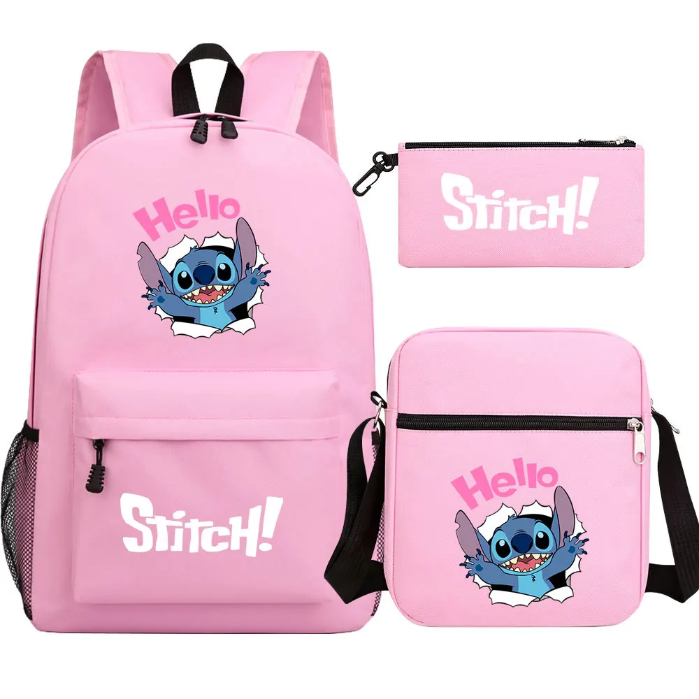 Stitch Children School Bags Orthopedic Backpack Kids School Boys Mochila Infantil Catoon Bags