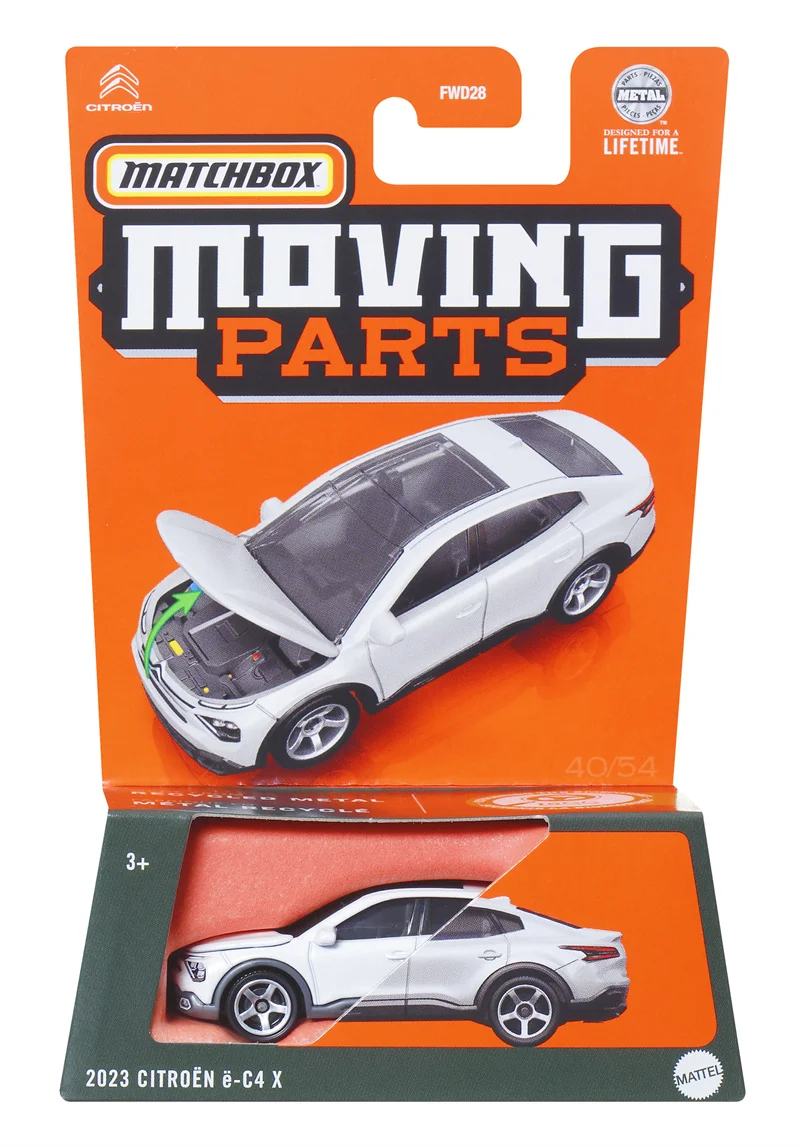 Mattel Matchbox Car Moving Parts Boys Toys Diecast 1/64 Lexus Ford Focus Mustang Mazda Citroen Vehicles Models Metal Gift