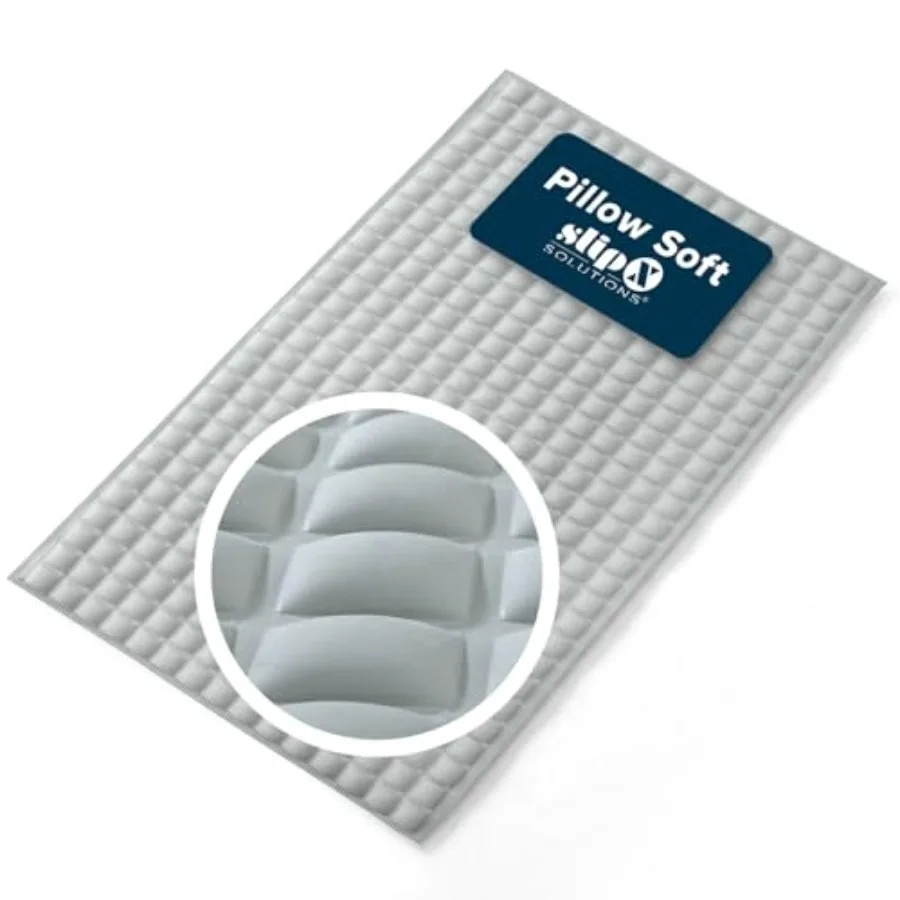 

Мягкий противоскользящий коврик для ванной с эффектом памяти, 700 воздушных подушек, для комфорта ног, с сильными присосками, серый