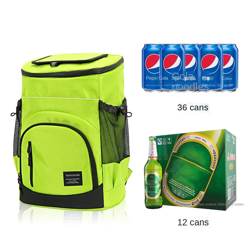 

33L Refrigerator Bag Soft Large 36 Cans Insulated Cooler Backpack Thermal Isothermal Fridge Travel Beach Beer Bag cooler bag box