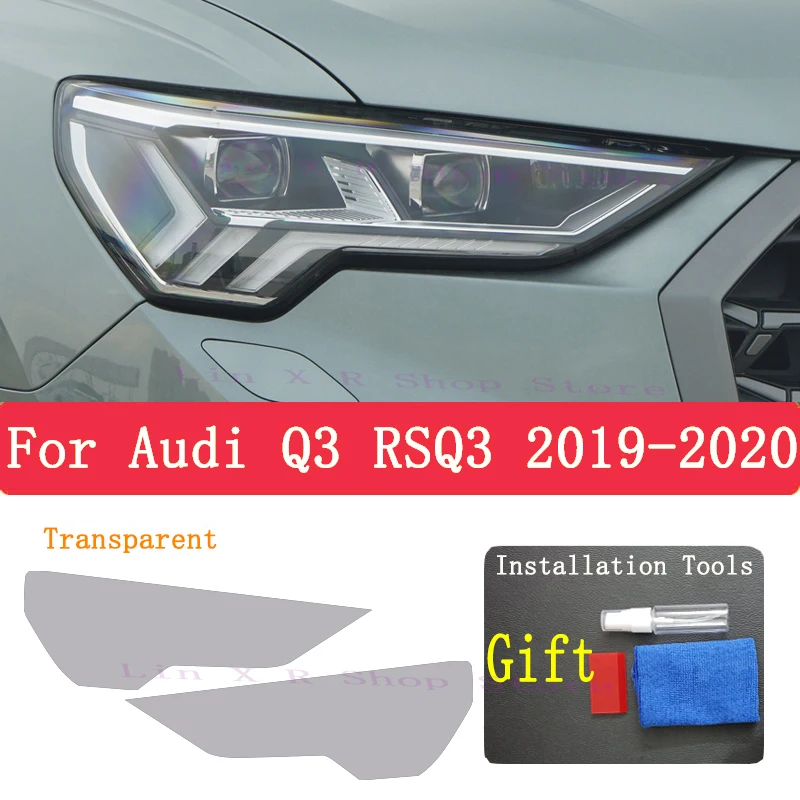 

For Audi Q3 RSQ3 （2019 2020）Headlight film modification car sticker anti scratch special TPU transparent protective film