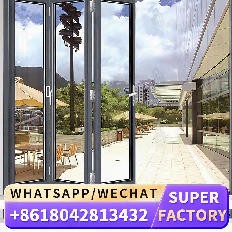 

Customizable Multi function Foldable Windows Door Ideal for European Commercial Spaces Factory Direct Windows Foldable door